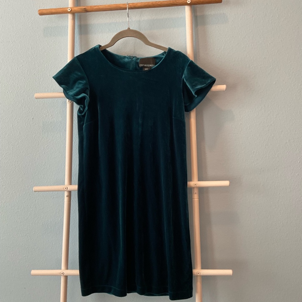 Super cute green mini dress (370)